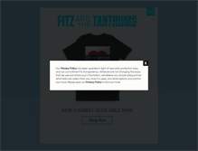 Tablet Screenshot of fitzandthetantrums.com